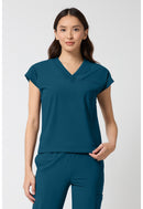 Cherokee Women's Dolman V-Neck Top. Item IN00034 in CK IN PURSUIT Collection. Live Chat for Bulk Discounts.