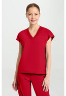 Cherokee Women's Dolman V-Neck Top. Item IN00034 in CK IN PURSUIT Collection. Live Chat for Bulk Discounts.