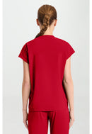 Cherokee Women's Dolman V-Neck Top. Item IN00034 in CK IN PURSUIT Collection. Live Chat for Bulk Discounts.