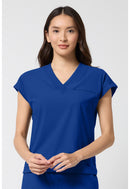 Cherokee Women's Dolman V-Neck Top. Item IN00034 in CK IN PURSUIT Collection. Live Chat for Bulk Discounts.