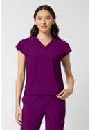 Cherokee Women's Dolman V-Neck Top. Item IN00034 in CK IN PURSUIT Collection. Live Chat for Bulk Discounts.