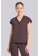 Cherokee Women's Dolman V-Neck Top. Item IN00034 in CK IN PURSUIT Collection. Live Chat for Bulk Discounts.