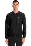 Cherokee Men's Knit Zip Front Jacket. Item IN322A in CK IN KINETIC Collection. Live Chat for Bulk Discounts.