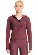 Cherokee Mesh Zip Front Crop Jacket. Item IN326 in CK IN KINETIC Collection. Live Chat for Bulk Discounts.
