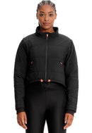 Cherokee Zip Convertible Crop Quilted Jacket. Item IN503 in CK IN LIFESTYLE Collection. Live Chat for Bulk Discounts.