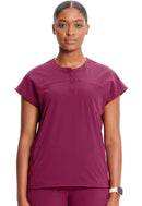 Cherokee Henley Top. Item IN622A in CK IN GNR8 Collection. Live Chat for Bulk Discounts.