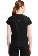 Cherokee Women's 2-Pocket Mock-Wrap V-Neck Top. Item IN635A in CK IN GNR8 Collection. Live Chat for Bulk Discounts.