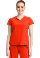 Cherokee Women's 2-Pocket Mock-Wrap V-Neck Top. Item IN635A in CK IN GNR8 Collection. Live Chat for Bulk Discounts.