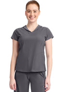 Cherokee Women's 2-Pocket Mock-Wrap V-Neck Top. Item IN635A in CK IN GNR8 Collection. Live Chat for Bulk Discounts.