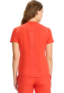 Cherokee Women's Tuck-in Mock Neck Henley Top. Item IN644A in CK IN GNR8 Collection. Live Chat for Bulk Discounts.