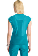 Cherokee Women's Wrap Dolman V-Neck Top. Item IN645A in CK IN KINETIC Collection. Live Chat for Bulk Discounts.