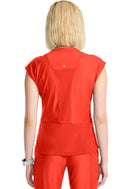 Cherokee Women's Wrap Dolman V-Neck Top. Item IN645A in CK IN KINETIC Collection. Live Chat for Bulk Discounts.