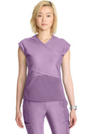 Cherokee Women's Wrap Dolman V-Neck Top. Item IN645A in CK IN KINETIC Collection. Live Chat for Bulk Discounts.