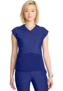 Cherokee Women's Wrap Dolman V-Neck Top. Item IN645A in CK IN KINETIC Collection. Live Chat for Bulk Discounts.