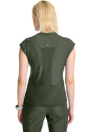 Cherokee Women's Wrap Dolman V-Neck Top. Item IN645A in CK IN KINETIC Collection. Live Chat for Bulk Discounts.
