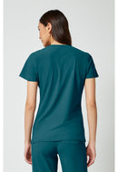 Cherokee Women's 2-Pocket V-Neck Top. Item IN647A in CK IN PURSUIT Collection. Live Chat for Bulk Discounts.