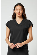 Cherokee Women's 1-Pocket V-Neck Top. Item IN650A in CK IN PURSUIT Collection. Live Chat for Bulk Discounts.