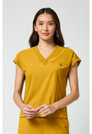 Cherokee Women's 1-Pocket V-Neck Top. Item IN650A in CK IN PURSUIT Collection. Live Chat for Bulk Discounts.