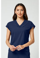 Cherokee Women's 1-Pocket V-Neck Top. Item IN650A in CK IN PURSUIT Collection. Live Chat for Bulk Discounts.
