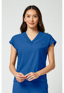 Cherokee Women's 1-Pocket V-Neck Top. Item IN650A in CK IN PURSUIT Collection. Live Chat for Bulk Discounts.
