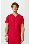 Cherokee Men's 3 Pocket V-Neck Top. Item IN651A in CK IN PURSUIT Collection. Live Chat for Bulk Discounts.