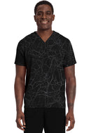 Cherokee V-Neck Printed Top. Item IN701 in CK IN GNR8 Collection. Live Chat for Bulk Discounts.