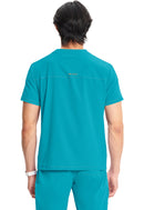 Cherokee Men's Partial Zip V-Neck Top. Item IN702A in CK IN GNR8 Collection. Live Chat for Bulk Discounts.