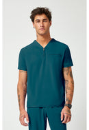 Cherokee Men's Partial Zip V-Neck Top. Item IN702A in CK IN GNR8 Collection. Live Chat for Bulk Discounts.