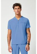 Cherokee Men's Partial Zip V-Neck Top. Item IN702A in CK IN GNR8 Collection. Live Chat for Bulk Discounts.