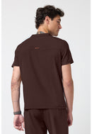 Cherokee Men's Partial Zip V-Neck Top. Item IN702A in CK IN GNR8 Collection. Live Chat for Bulk Discounts.