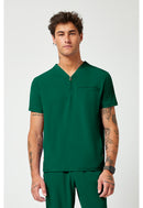Cherokee Men's Partial Zip V-Neck Top. Item IN702A in CK IN GNR8 Collection. Live Chat for Bulk Discounts.