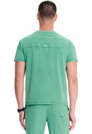 Cherokee Men's Partial Zip V-Neck Top. Item IN702A in CK IN GNR8 Collection. Live Chat for Bulk Discounts.