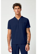 Cherokee Men's Partial Zip V-Neck Top. Item IN702A in CK IN GNR8 Collection. Live Chat for Bulk Discounts.