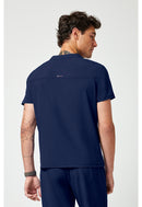 Cherokee Men's Partial Zip V-Neck Top. Item IN702A in CK IN GNR8 Collection. Live Chat for Bulk Discounts.