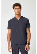 Cherokee Men's Partial Zip V-Neck Top. Item IN702A in CK IN GNR8 Collection. Live Chat for Bulk Discounts.