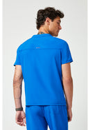 Cherokee Men's Partial Zip V-Neck Top. Item IN702A in CK IN GNR8 Collection. Live Chat for Bulk Discounts.