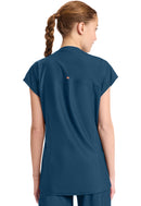 Cherokee Women's 2-Pocket Henley Tunic Top. Item IN811A in CK IN KINETIC Collection. Live Chat for Bulk Discounts.
