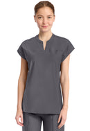 Cherokee Women's 2-Pocket Henley Tunic Top. Item IN811A in CK IN KINETIC Collection. Live Chat for Bulk Discounts.