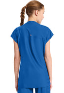 Cherokee Women's 2-Pocket Henley Tunic Top. Item IN811A in CK IN KINETIC Collection. Live Chat for Bulk Discounts.