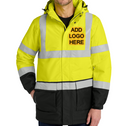 Port Authority [J799S] ANSI 107 Class 3 Safety Heavyweight Parka with Reflective Tape. Live Chat For Bulk Discounts.