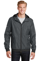 Sport-Tek ®  Embossed Hooded Wind Jacket. JST53