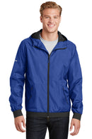 Sport-Tek ®  Embossed Hooded Wind Jacket. JST53