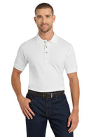 Port Authority ®  Heavyweight Cotton Pique Polo.  K420 - White