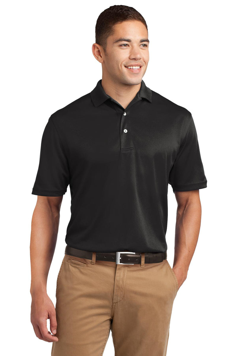 Sport-Tek ®  Dri-Mesh ®  Polo.  K469 - Black