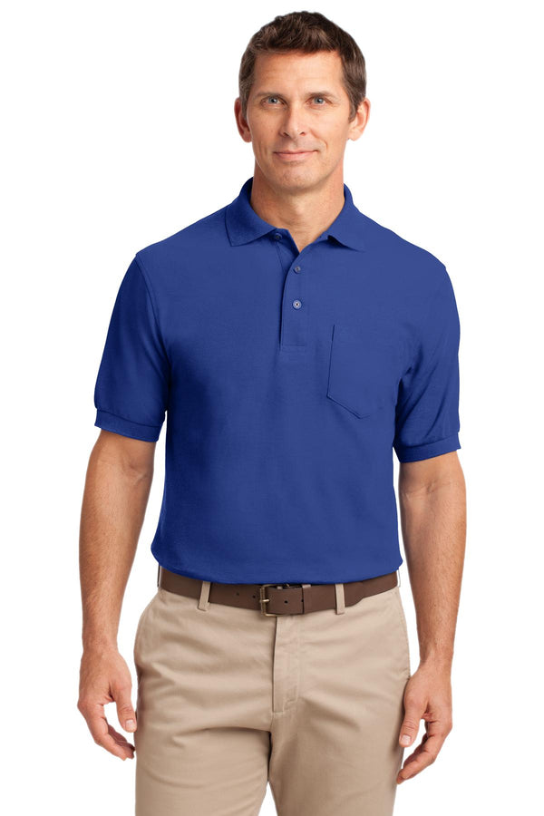 Port Authority ®  Silk Touch Polo with Pocket.  K500P - Royal