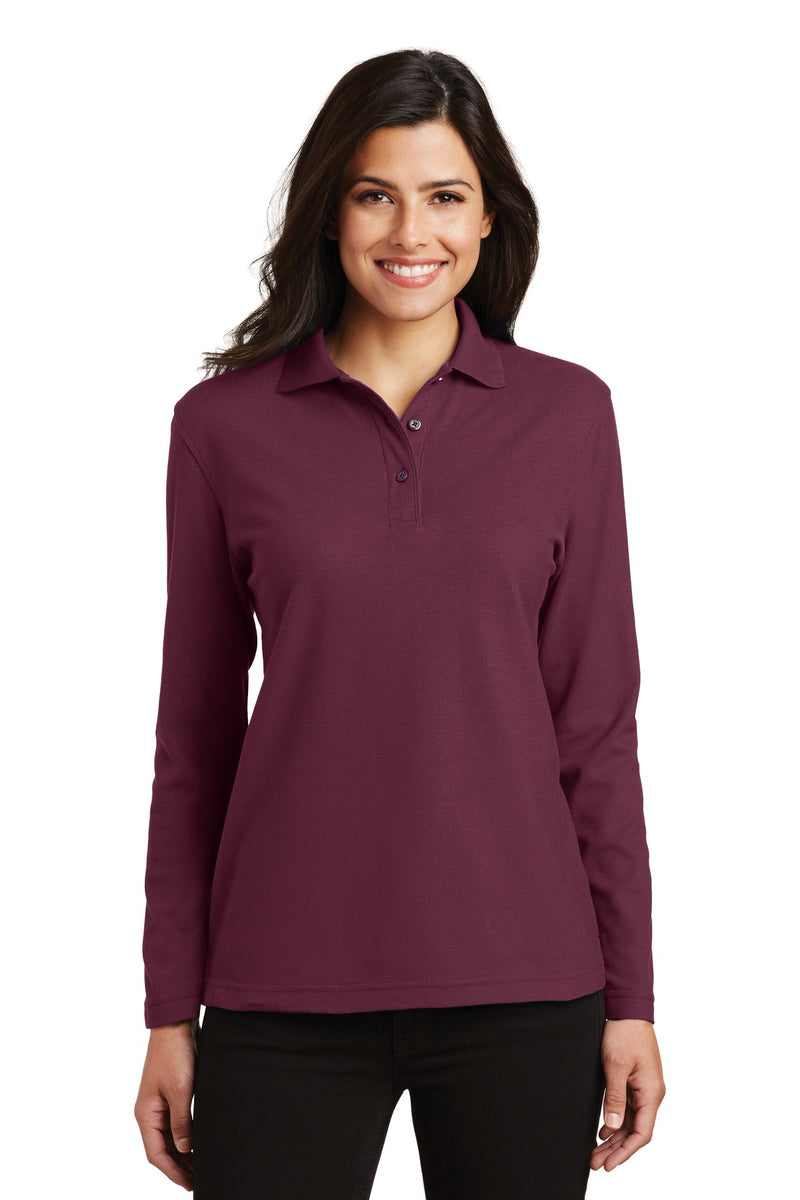 Port Authority ®  Women's Silk Touch Long Sleeve Polo.  L500LS