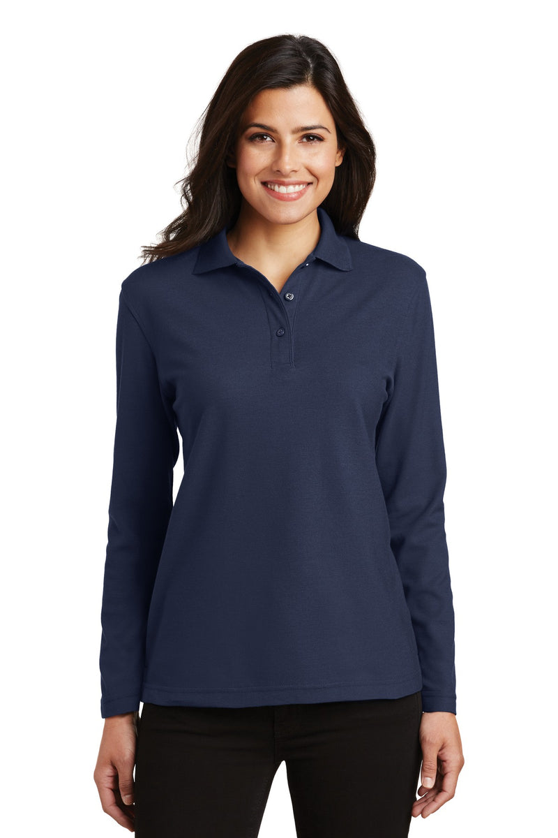 Port Authority ®  Women's Silk Touch Long Sleeve Polo.  L500LS