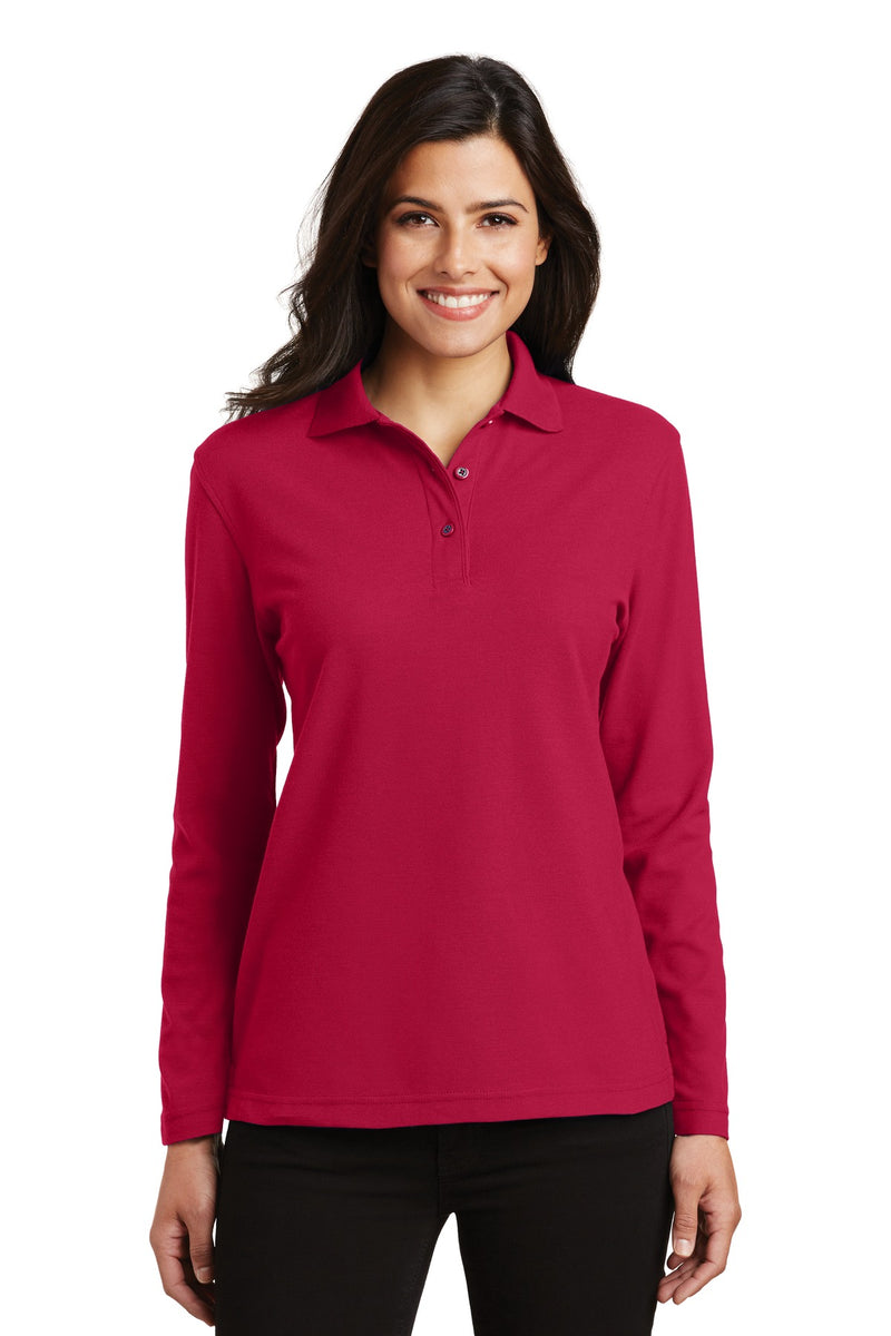Port Authority ®  Women's Silk Touch Long Sleeve Polo.  L500LS
