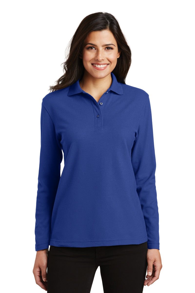 Port Authority ®  Women's Silk Touch Long Sleeve Polo.  L500LS