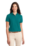 Port Authority ®  Women's Silk Touch Polo.  L500 - Teal Green